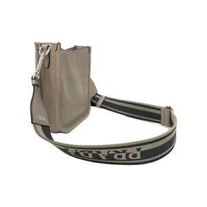 Prada Black Shoulder Vitello Daino Bag Leather